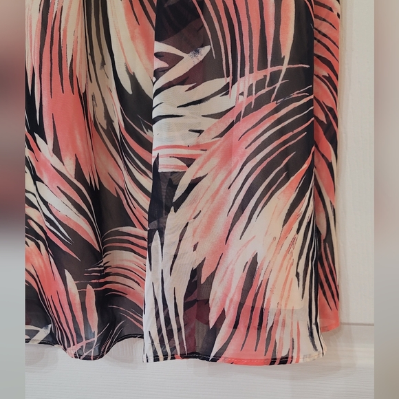 Fall Flowy Dress Colorful Pink - Picture 6 of 8